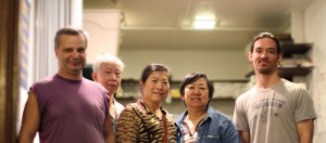 Isaac & food pantry staff © deynsy